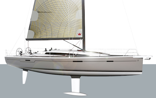 Dehler 42, delivery of the hull # 028